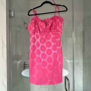 Fashion Nova Pink Floral Mini Dress